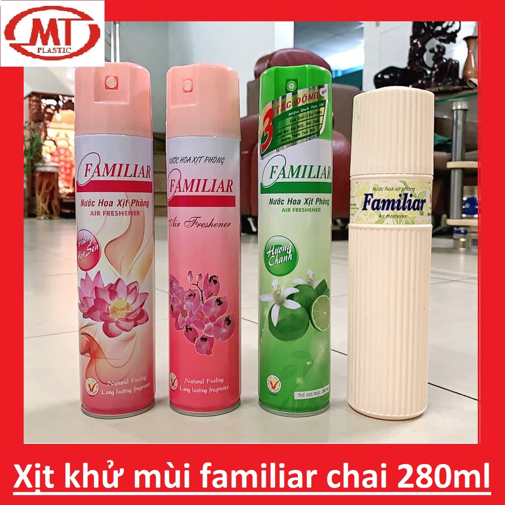 Xịt khử mùi Familiar chai 250ml, xịt phòng familiar siêu thơm mát date mới