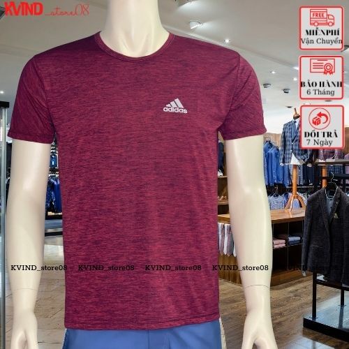 Áo Thun Nam Mè Tay Ngắn Cổ Tròn Chất Thun Mè Co Giản 4 Chiều Thấm Hút Mồ Hôi- KVIND_Store08