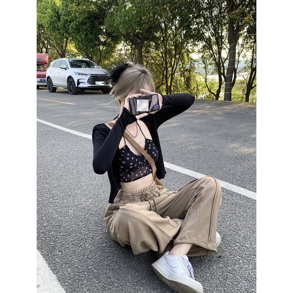 Quần dài NZN lưng cao ống rộng thời trang mùa thu cho nữ