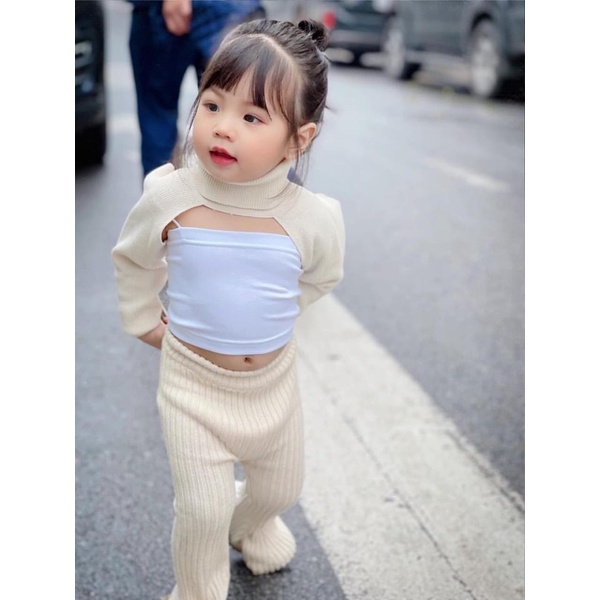 Áo dây cho bé 2 màu đen, trắng, Samyy_vn