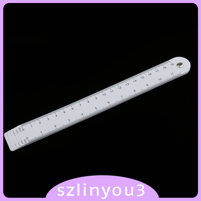 Practical Tool 1 Set Foldable Plastic Architect Engineering Ruler Sector Scale Ratio Ruler
