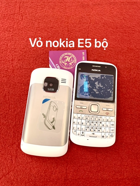 [Mã ELFLASH5 giảm 20K đơn 50K] Vỏ nokia E5 full nguyên bộ - mới 100%