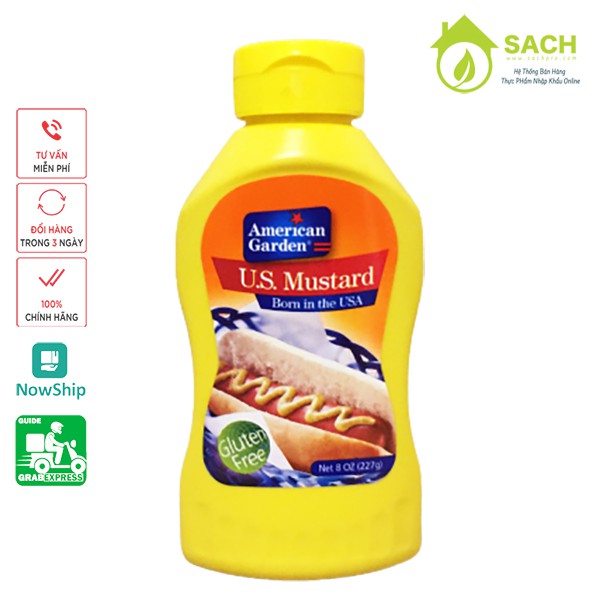 Mù Tạt Vàng American Garden 227gr