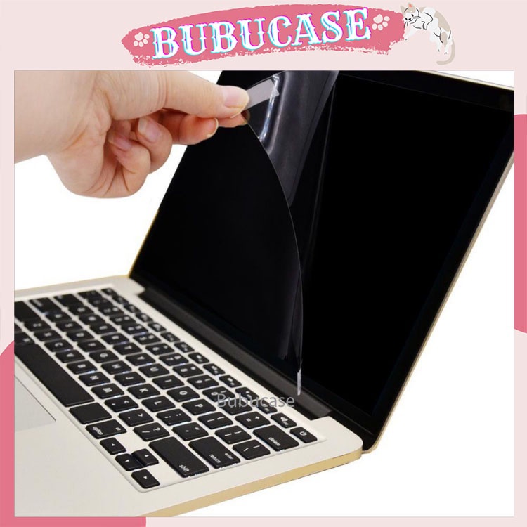 Miếng dán màn hình Macbook trong suốt HD - FULL dòng máy - FULL box [Hàng loại 1]