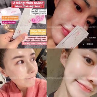 Mặt Nạ Ủ Trắng Nhau Thai Nhật (Set 10 Gói)