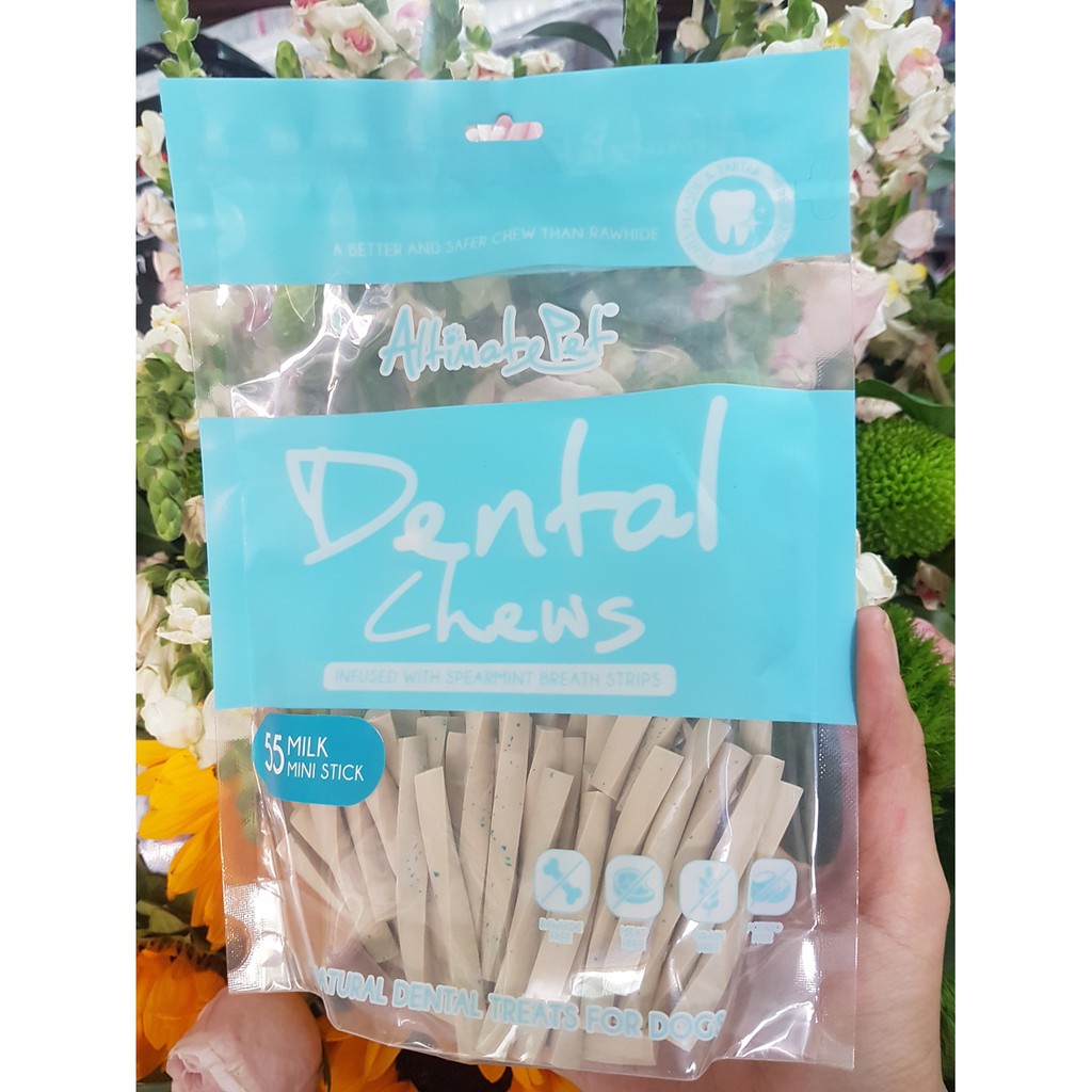 [THỨC ĂN] Xương thưởng gặm sạch răng và thơm miệng cho chó cưng Altimate Pet Dental Chews đa dạng mùi