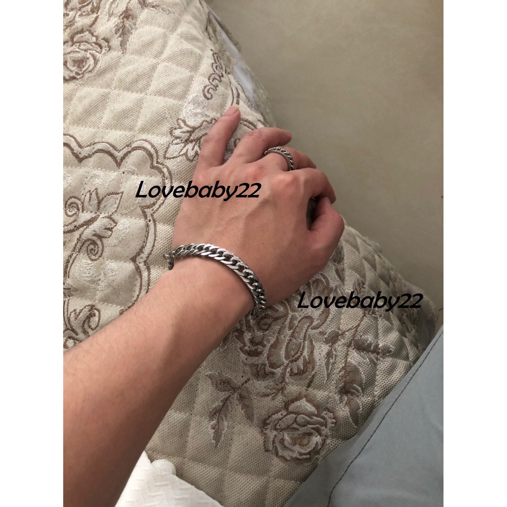 [Mã FAMAYFA giảm 10K đơn 50K] Vòng tay hợp kim titan nam nữ, vòng tay đôi xích đan xen sợi cá tính | BigBuy360 - bigbuy360.vn