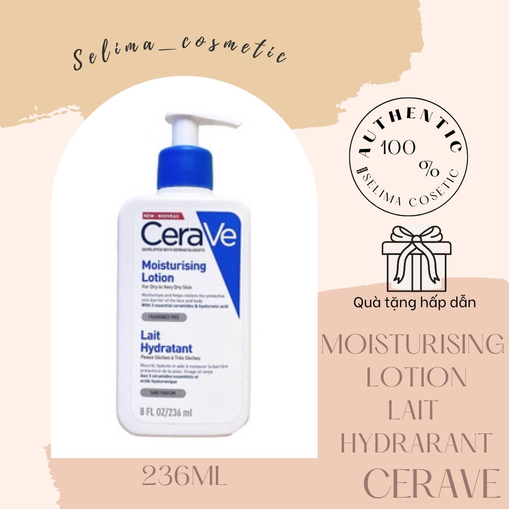 Sữa Dưỡng Thể Cerave Moisturising Lotion Lait Hydrant 236ml