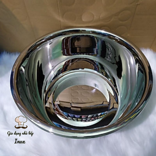 Thau inox 18 cm hàng dày, đẹp, sáng phù hợp để sử dụng trong nhà bếp