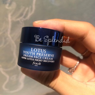 [fullbox] FRESH - Kem dưỡng ban đêm chiết xuất hoa sen FRESH Lotus Youth Preserve Dream Night Cream