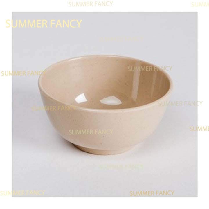 Chén 11.2 x 5.4 cm nhựa ăn cơm nâu CAO CẤP sang trọng / bát cơm - plastic small bowl F-CO02