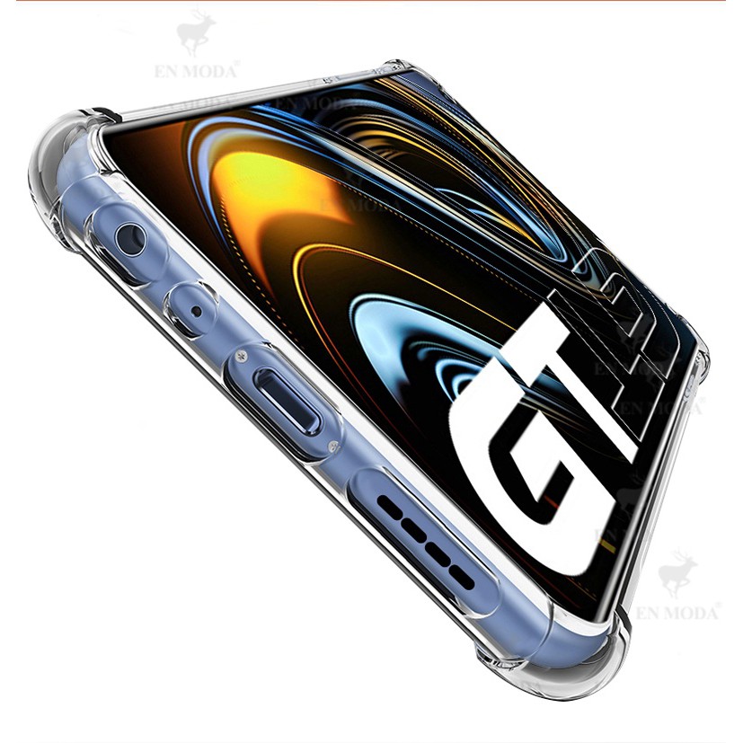 Ốp lưng Realme GT / GT Neo / Q3 Pro / GT Neo 2T / GT Neo 2 / GT Neo 3 / Q5 Pro / GT Neo 5 dẻo trong suốt lồi 4 góc