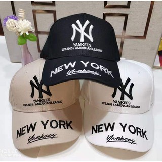 Mũ Lưỡi Trai Thêu LOGO NY Yankees Thời Trang Cá Tính Cho Nam Nữ