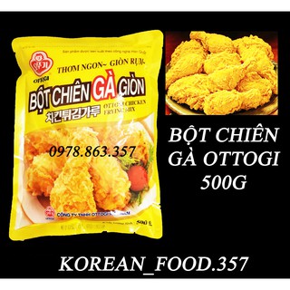 BỘT CHIÊN GÀ OTTOGI GÓI 500GR (ĐẦY ĐỦ GIA VỊ TRONG 1 GÓI)