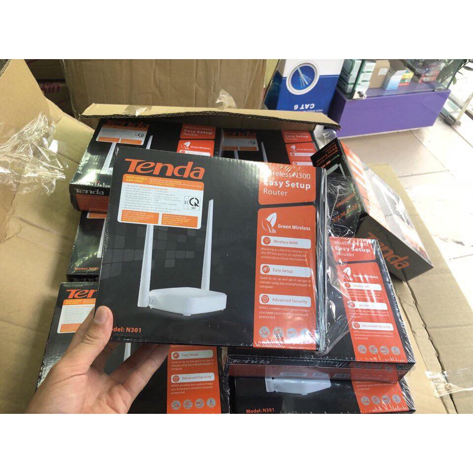 Bộ phát wifi Tenda N301 chính hãng