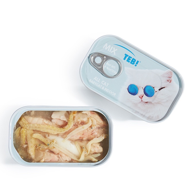 Pate cho mèo Teb TM Đồ ăn cho mèo bổ sung dinh dưỡng tăng cân tăng mặt nọng NourseVietnam