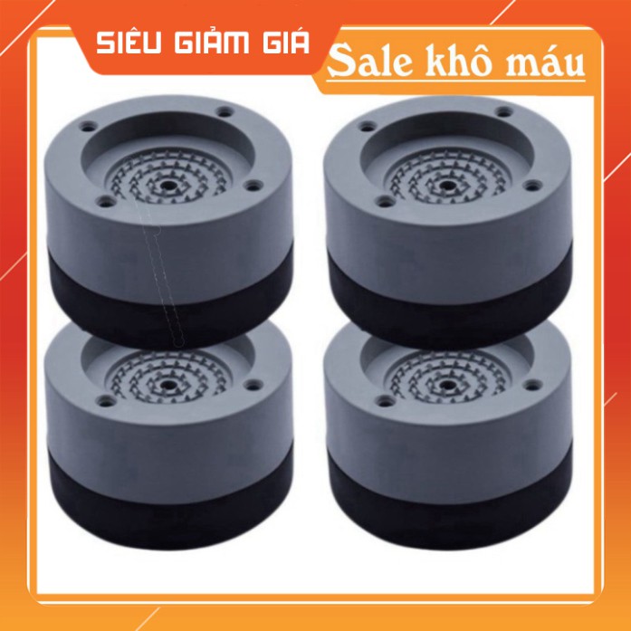 ĐẾ LÓT CHÂN MÁY GIẶT SET 4 CHIẾC CHỐNG RUNG LẮC