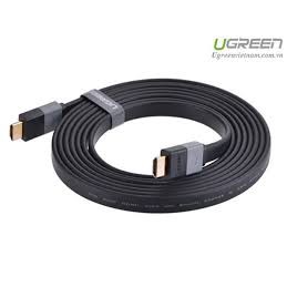 [Mã ELHACE giảm 4% đơn 300K] Dây HDMI Dẹt 1.5m Lõi Đồng cao cấp Ugreen 30109 - Bảo hành 18 tháng