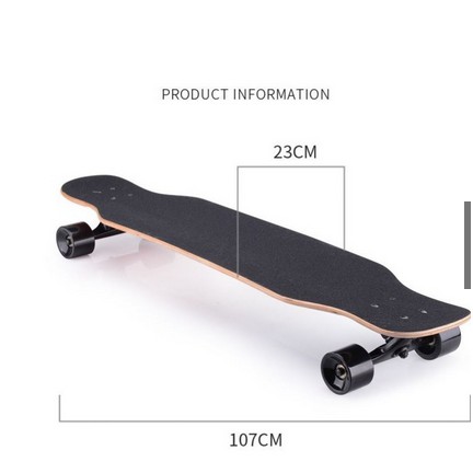 Ván trượt dài thể thao mặt nhám LONGBOARD cao cấp Dancing 80*20cm Phát Sáng