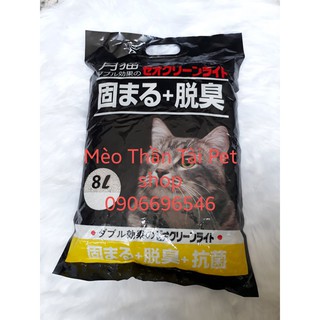 Cát vệ sinh mèo Nhật Đen 8l