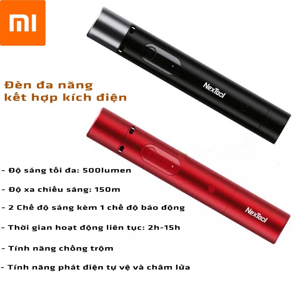 Đèn Pin Xiaomi Nextool Flashlight ZES0417 và NE20030 Siêu Sáng Chống nước