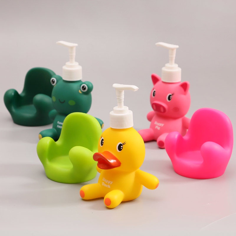 Bình Đựng Xà Phòng Rửa Tay Hình Hoạt Hình Cho Trẻ Em