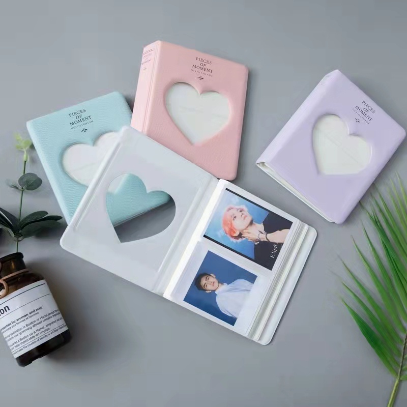 Album Ảnh 3 Inch Mini Instax Album Ảnh Trái Tim Ngôi Sao