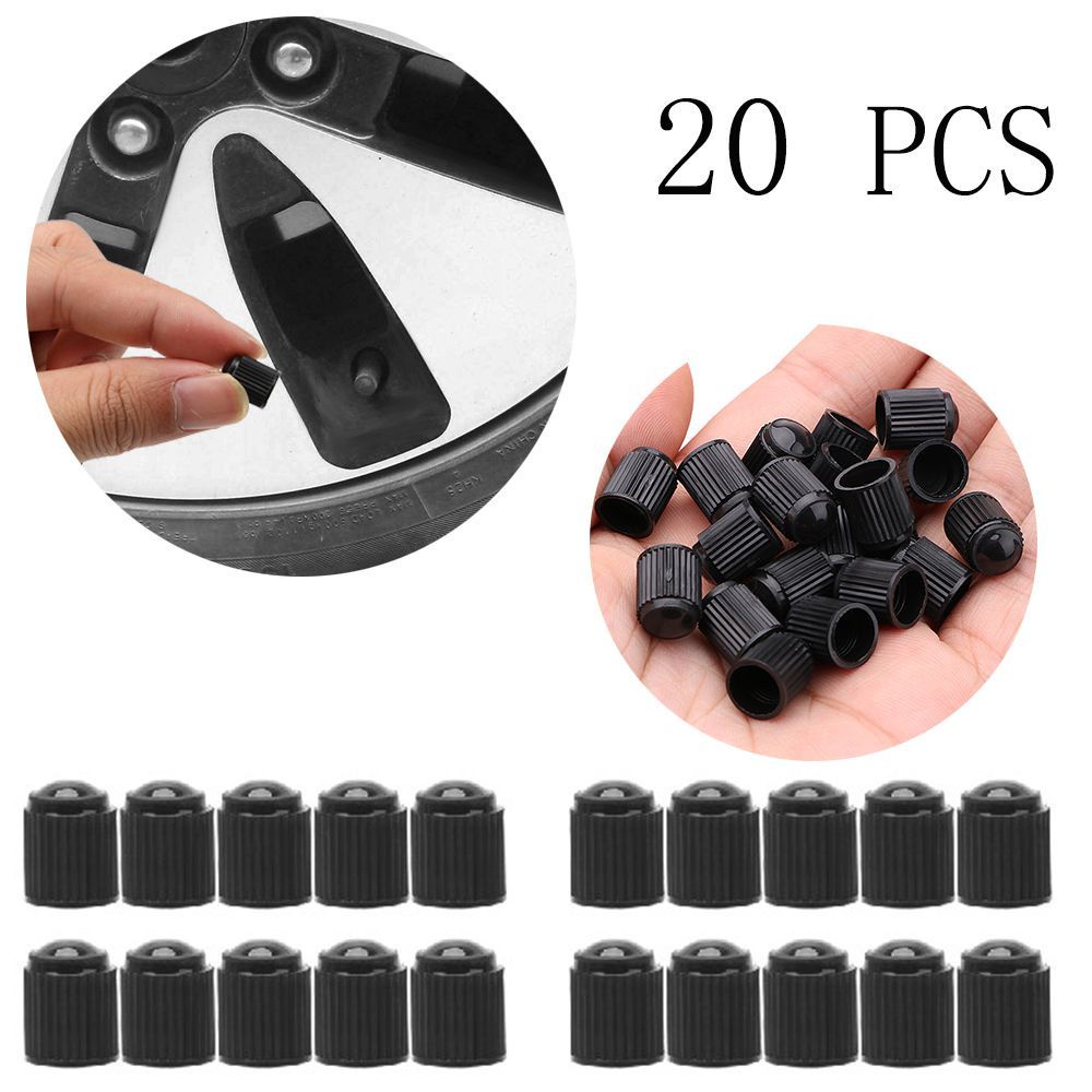 Bộ 20 nắp nhựa đậy van bánh xe máy/xe đạp nhiều màu sắc chống bụi