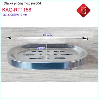 DĨA XÀ PHÒNG INOX KAG-RT1158