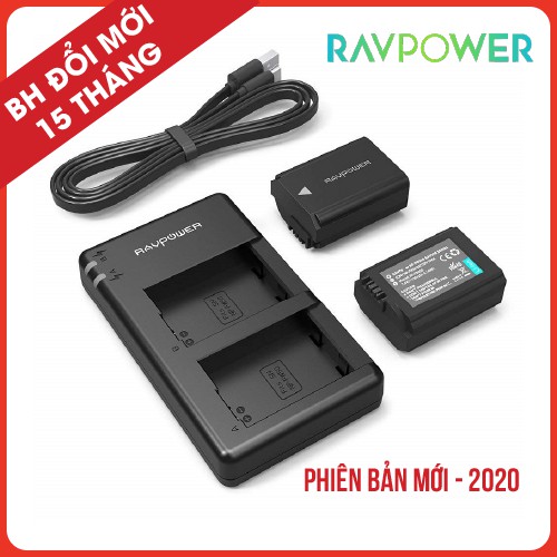 BỘ 2 PIN+SẠC SONY FW50 - RAVPOWER CHO MÁY ẢNH BD1212