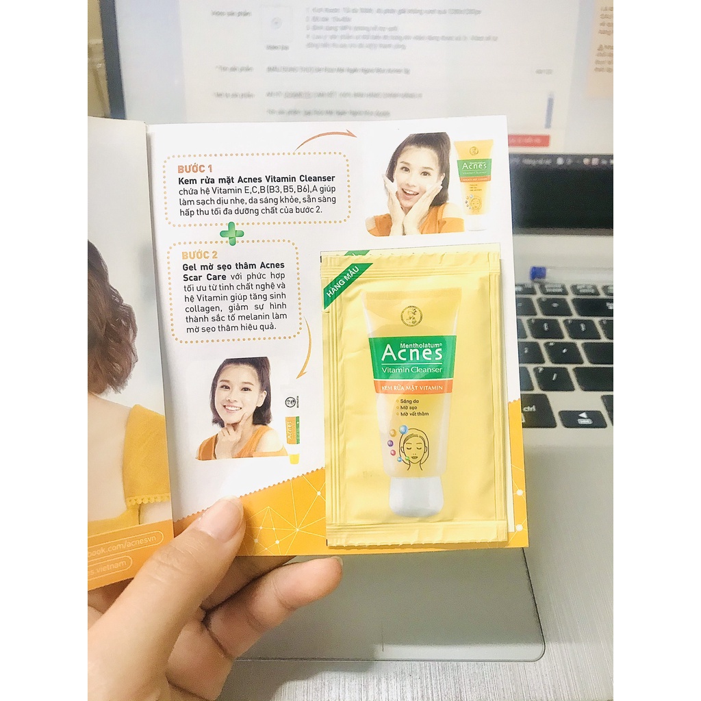 [MẪU DÙNG THỬ] Gel Rửa Mặt Ngăn Ngừa Mụn Acnes 3g