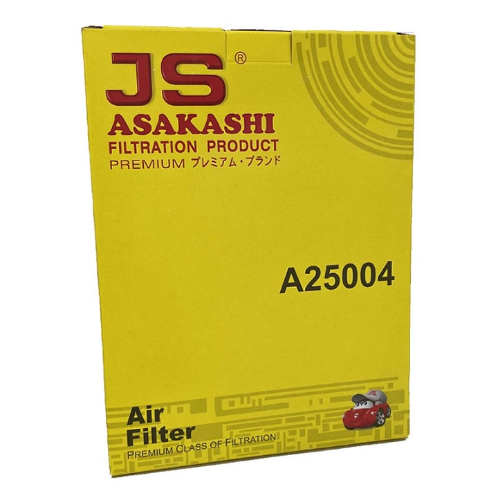 Lọc gió động cơ A25004 JS Asakashi dùng cho Mazda 2 1.5 2015, 2016, 2017, 2018, 2019, 2020, 2021 P501-13-3A0