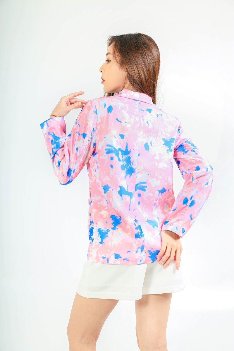[Mã FAMALLT5 giảm 15% đơn 150k] CCHAT Áo blazer họa tiết | BigBuy360 - bigbuy360.vn
