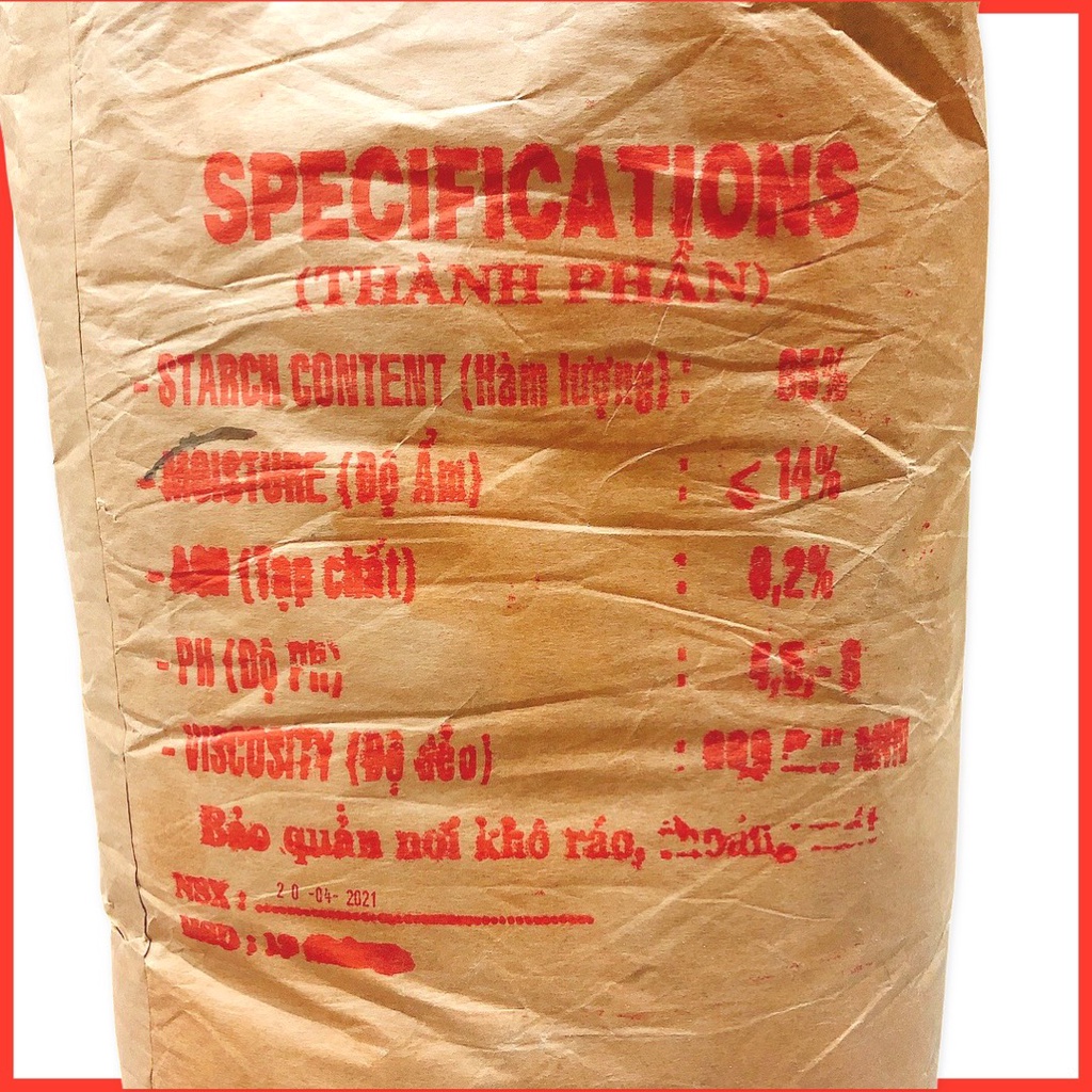 Bột năng cao cấp Vĩnh Phúc 10kg