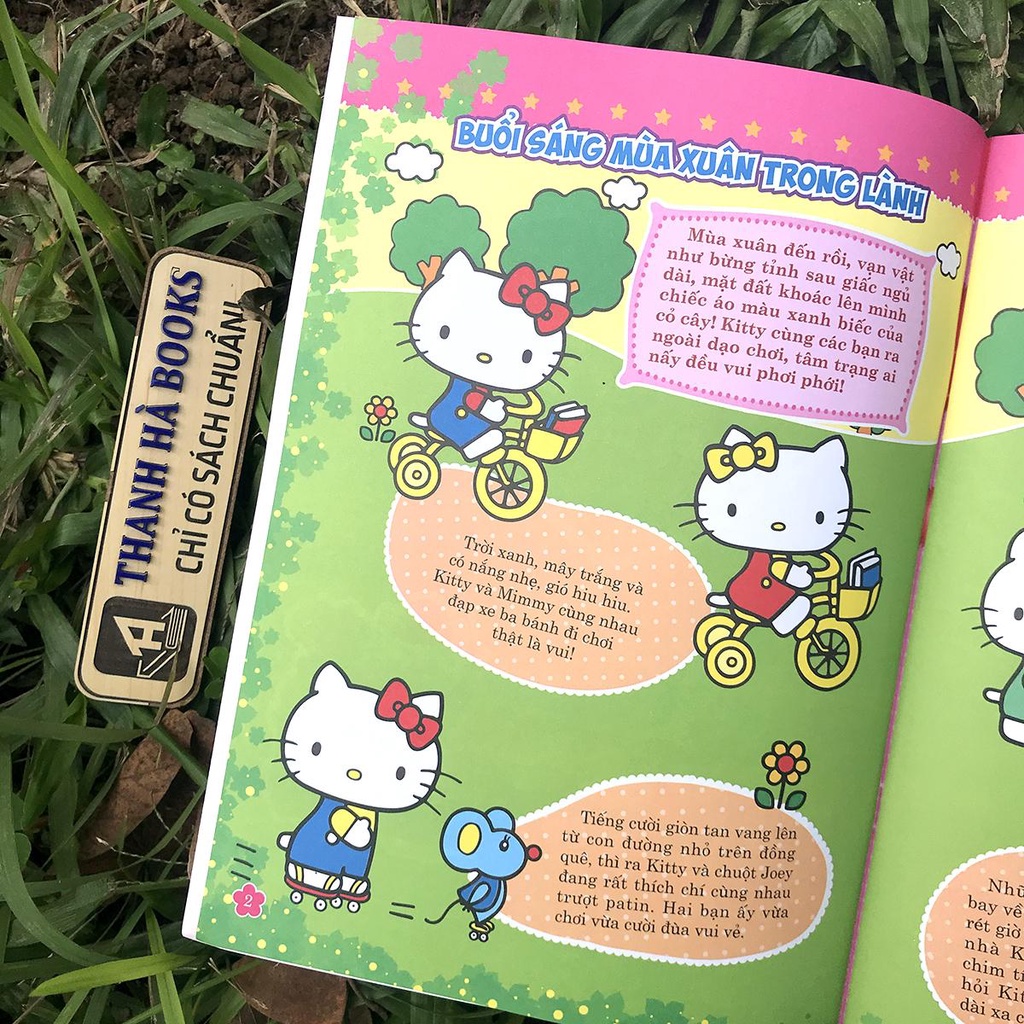 Sách - Hello Kitty - Bộ Sưu Tập 1000 đề can - Bốn Mùa Yêu Thương (2-8 tuổi)