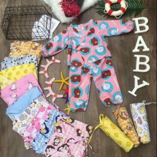 Bộ Yakuta, Kate thái , mịn mát, sờ mướt tay, bé trai, bé gái đều bon chen được nhé .Mẫu thật, hàng thật. 200/4 bộ
7-20kg