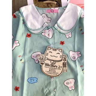 (BigSize Lụa) Đồ Bộ Pijama BigSize Lụa Hàn TNQD