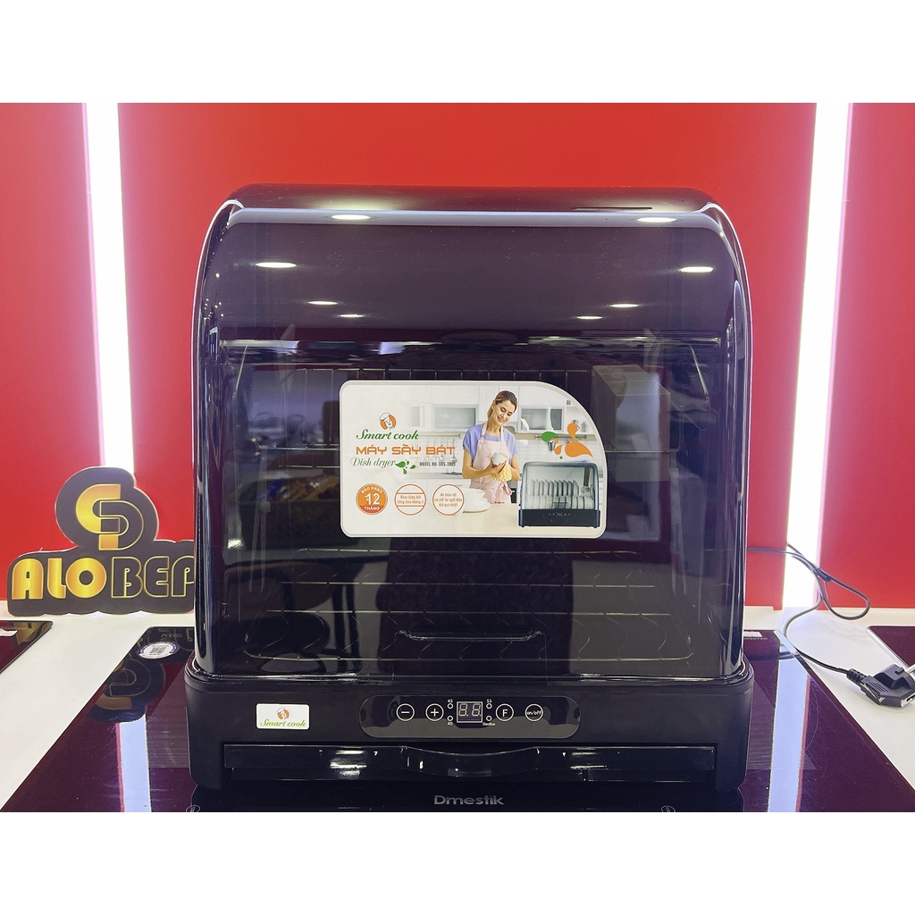 Máy sấy bát Elmich Smart cook 3906 tủ sấy bát đĩa, máy khử trùng bát đĩa