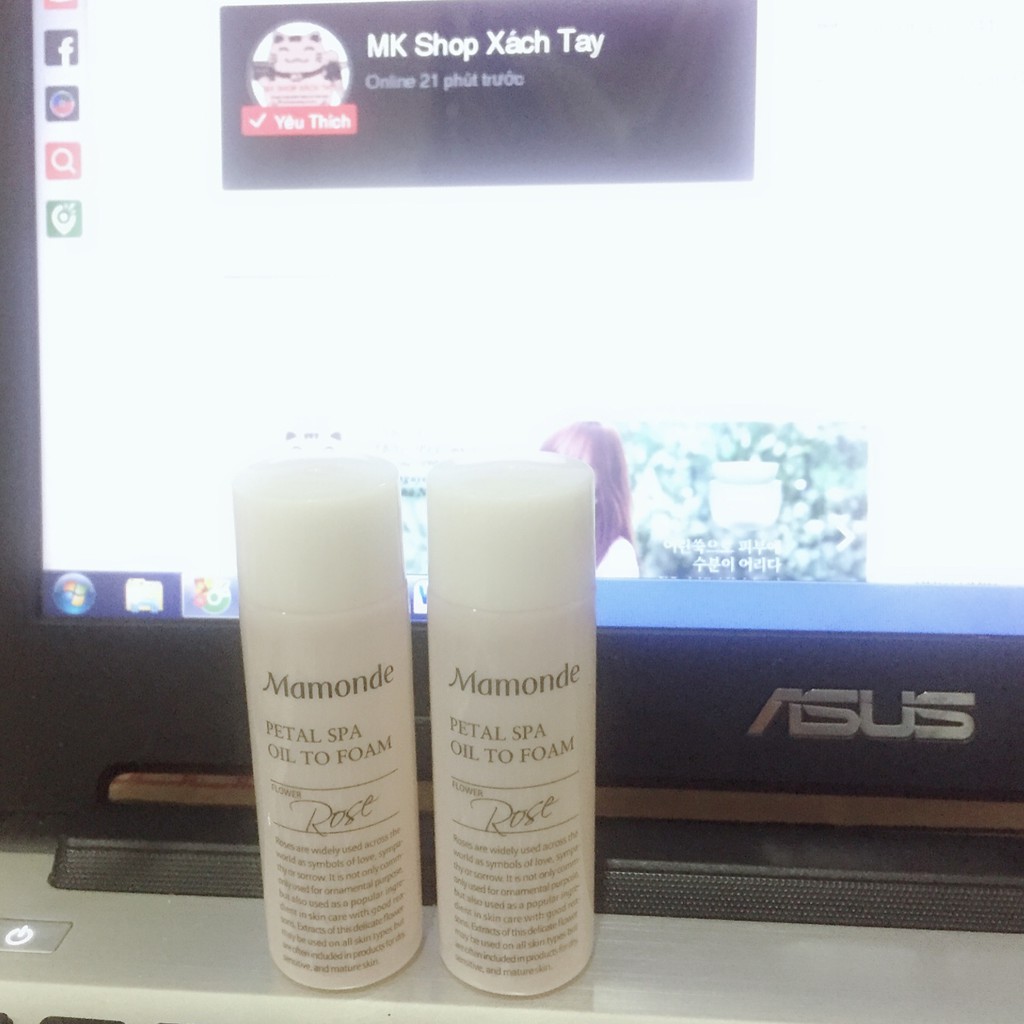Mẫu thử và mini Hãng Mamonde HÀN QUỐC
