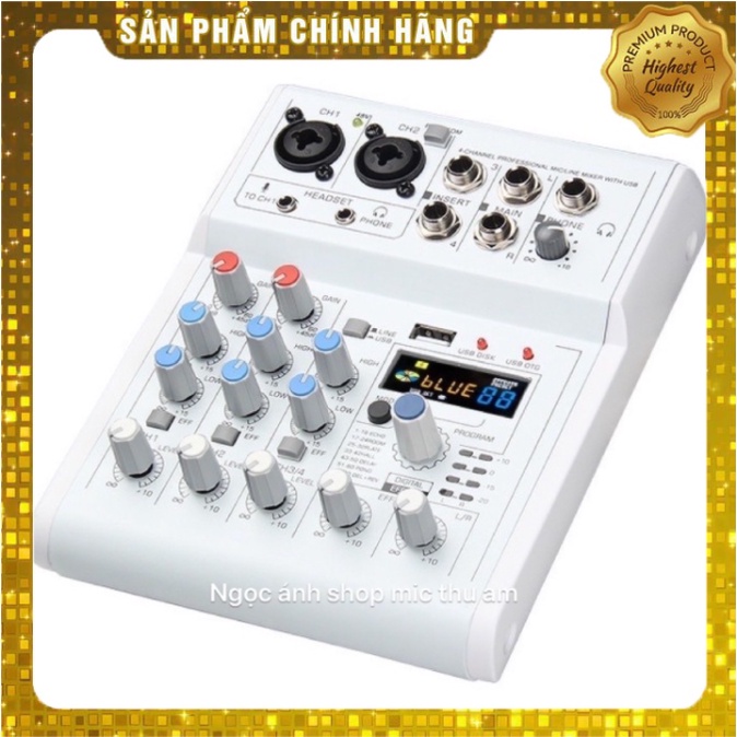 Mixer E4 Hát Livestream Chuyên Nghiệp , Âm Thanh Sống Động , Kiểu Dáng Cực Đẹp , Dễ Dàng Sử Dụng