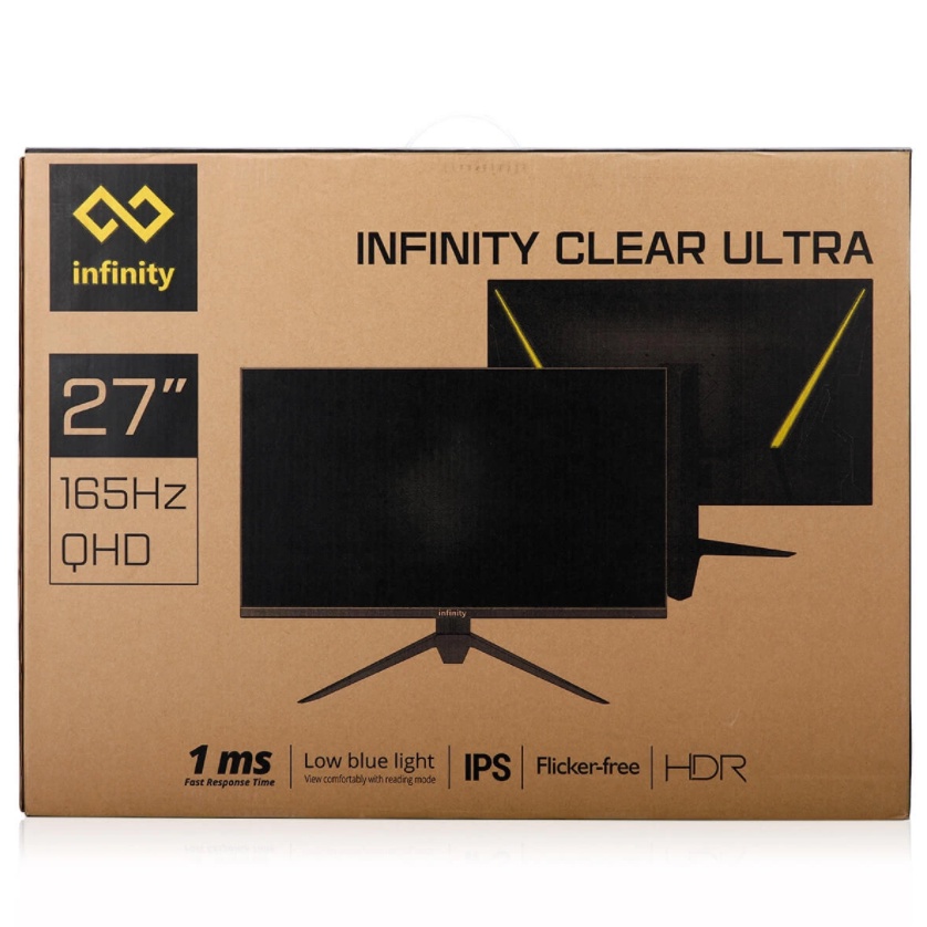 Màn Hình Infinity Clear Ultra 27&quot; IPS-2K QHD 165Hz 1ms Pro Gaming LCD
