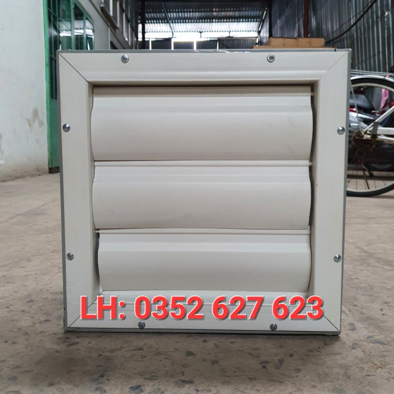 QUẠT THÔNG GIÓ VUÔNG THÉP SƠN TĨNH ĐIỆN 220V/380V