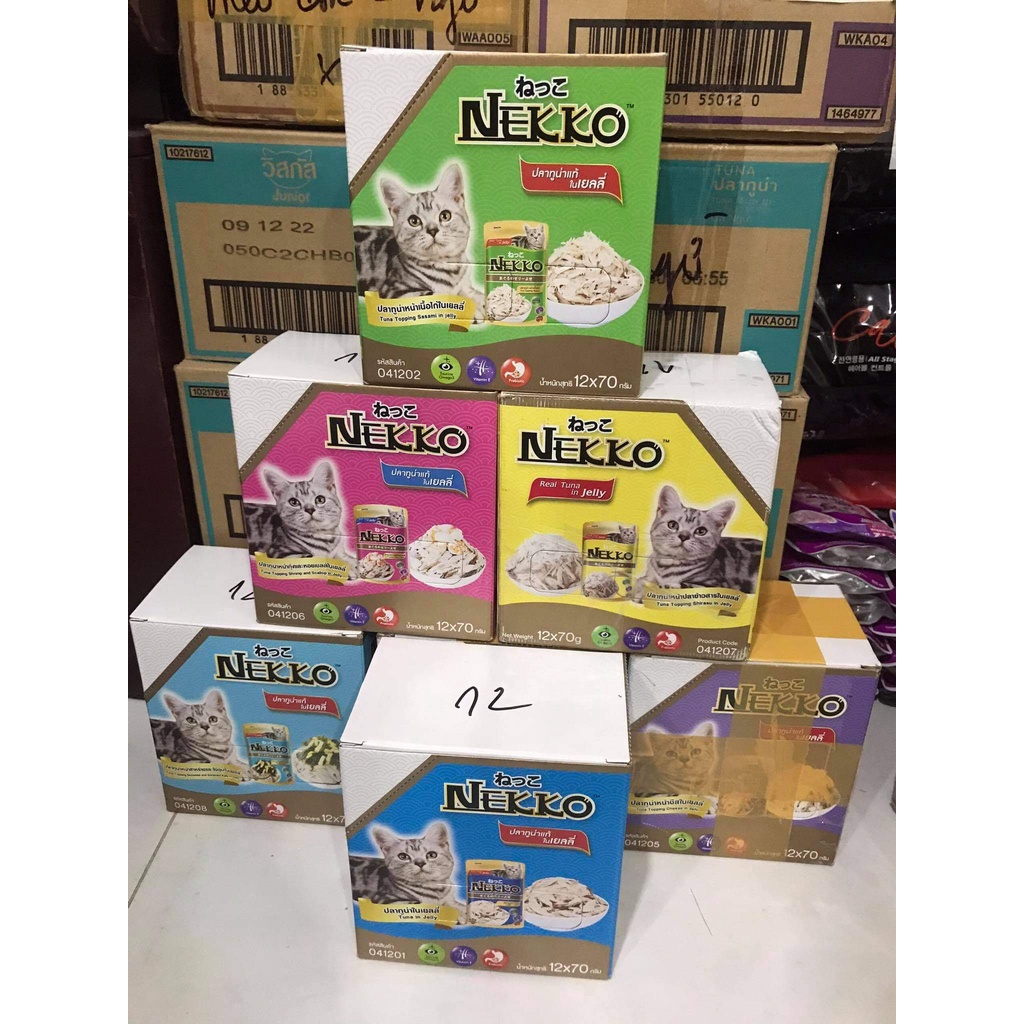 Pate Nekko dạng sốt dạng thạch gói 70g dành cho mèo mọi lứa tuổi với nhiều hương vị PETTOOLS