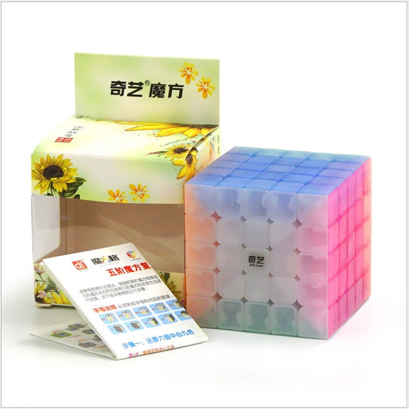 Rubik Jelly 5x5 - Rubik bậc 5 màu thạch anh