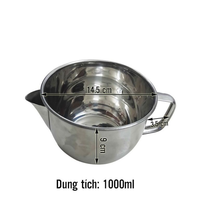 DỤNG CỤ LÀM NẾN - CỐC NẤU NẾN INOX DÙNG BẾP HỒNG NGOẠI/ĐIỆN TỪ - 9293store - 9293phukien