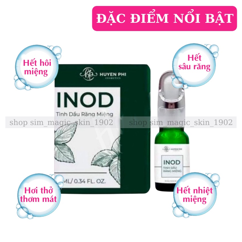 Tinh Dầu Răng Miệng Inod Huyền Phi Hết Hôi Miệng Nhiệt Miệng Sâu Răng Chảy Máu Chân Răng Viêm Họng Viêm Amidan Hiệu Quả