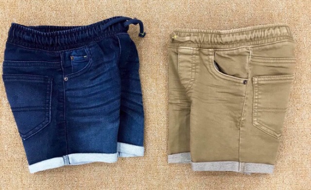 Quần short jean lưng thun bé trai Cat & Jack , hàng VN xuất xịn