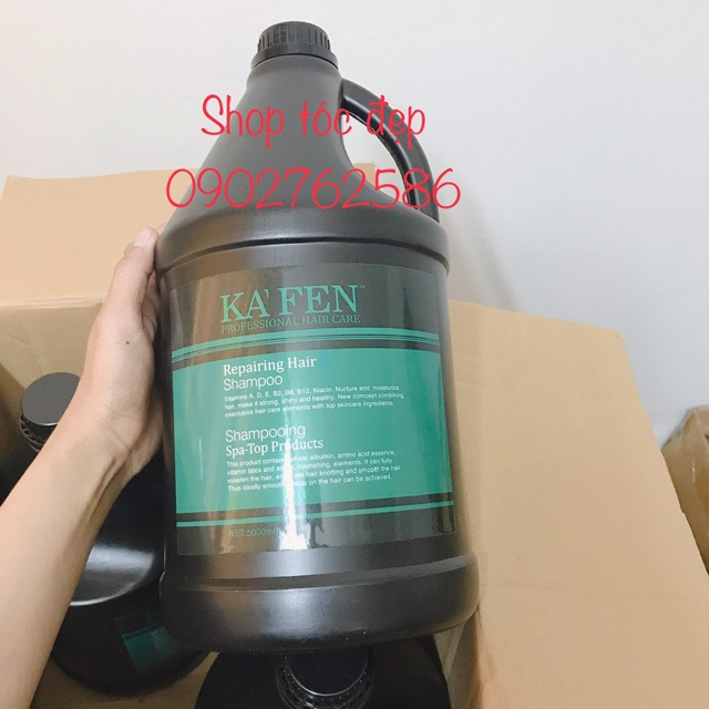 KA'FEN: Dầu gội kafen và hoàn hình kafen Mỗi can 5000ml