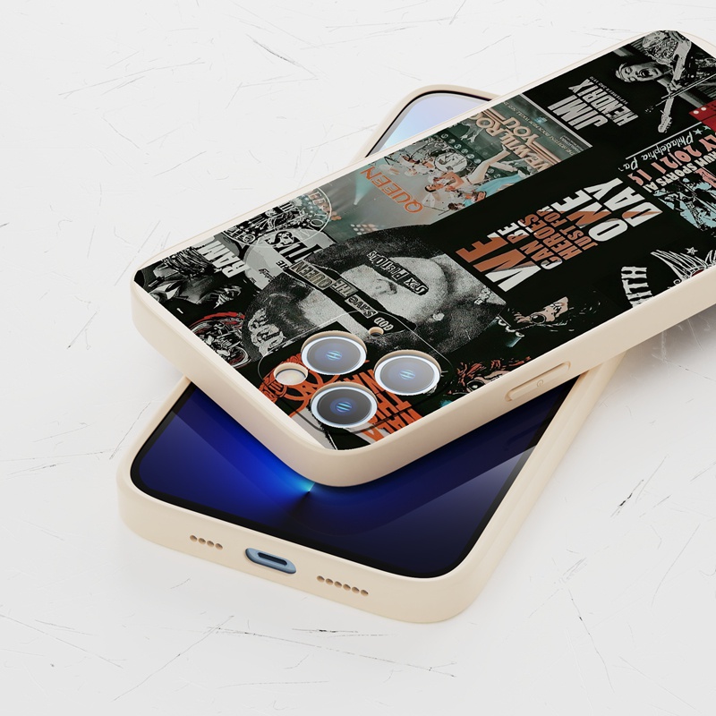 Ốp lưng iphone Ốp điện thoại Suntaiho silicon mềm họa tiết ca sĩ Rock cho iPhone 13 12 11 Pro Max X XR Xs Max 7 8 Plus 12mini 13mini