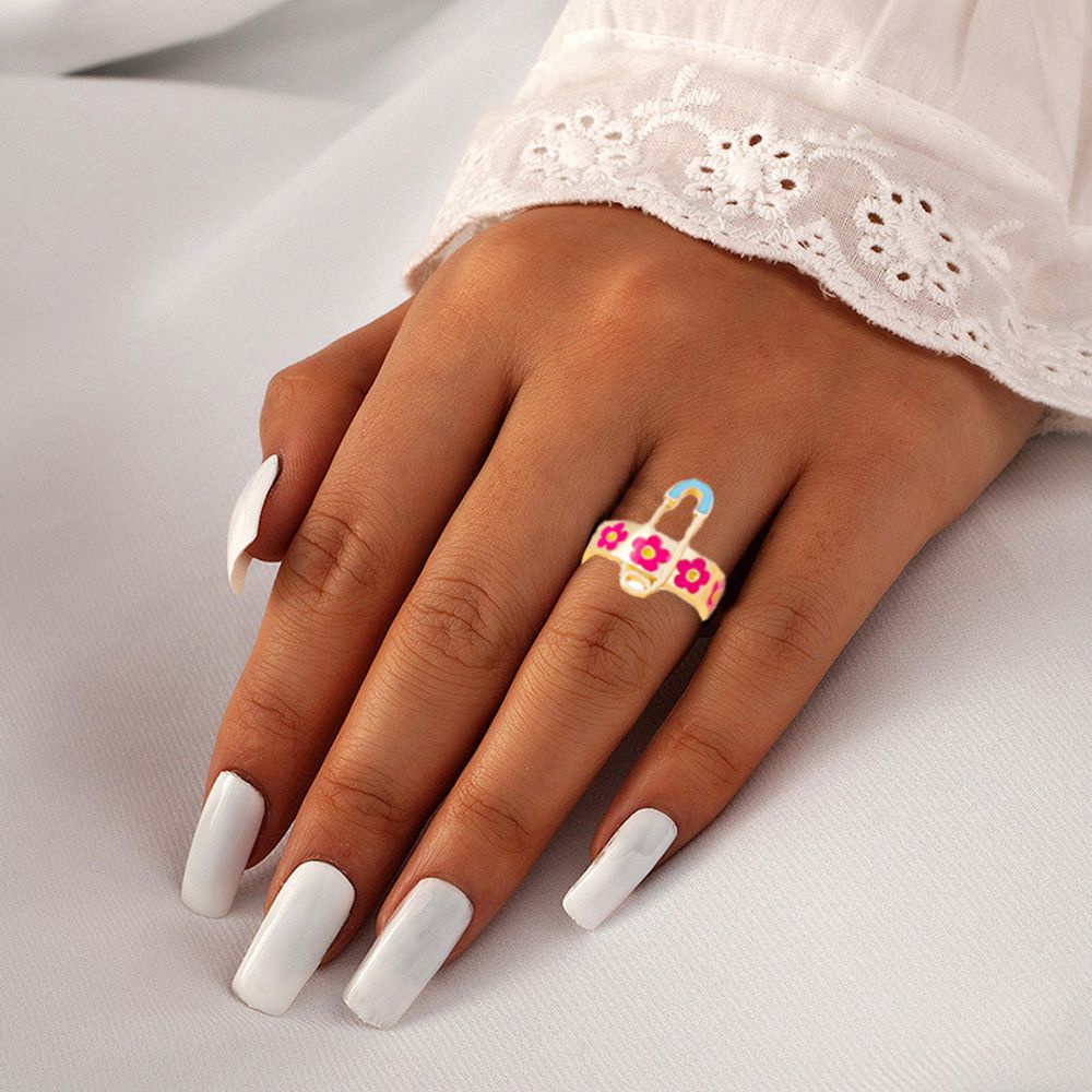 Nhẫn Hình Trái Tim Thời Trang Hàn Quốc Cổ Điển Cho Nam Nữ 7